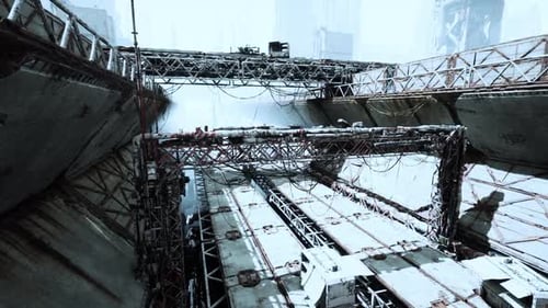 Old Oil Terminal Reveals Derelict Industrial Architecture in Decay