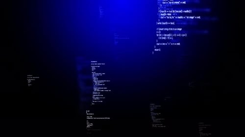 Tecnologia: laço de fundo azul