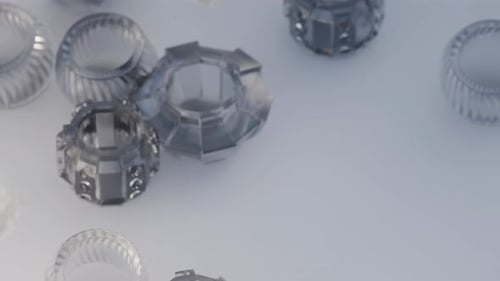Vases Loop 3D Morph Animation