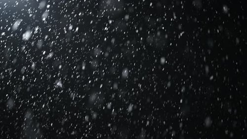 Real Snowfall Winter Snow at Night Cold Weather Blizzard Falling Snowflakes Seamless Christmas Time