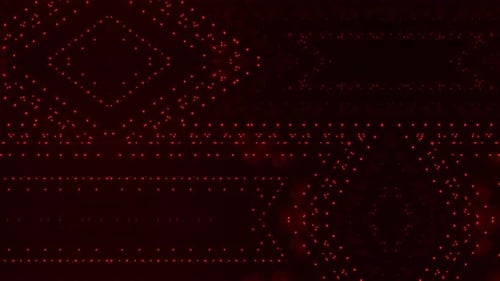 Abstract Wires and Dots Grid Background