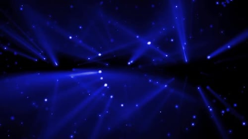 Blaue, glänzende Bühnenhintergrundbeleuchtung, Animation