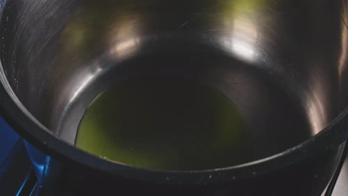 Cooking Onions and Ground Meat in Oil