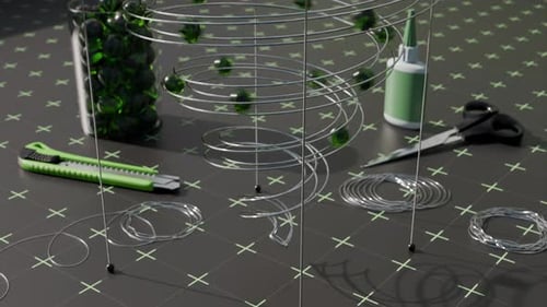 Animación 3D Slide Balls Loop