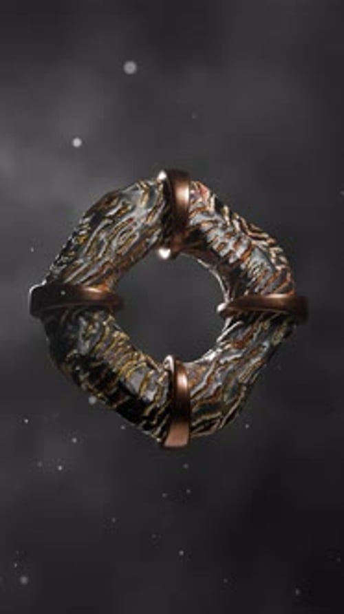 3D Rendering of Cloth Shapes Floating