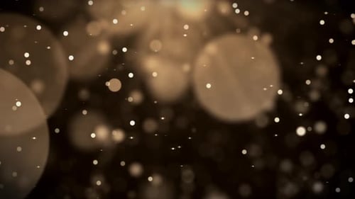 Gold Luxury Particles Falling