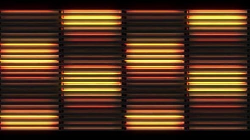 Animated Rhythmic Glowing Bars Background