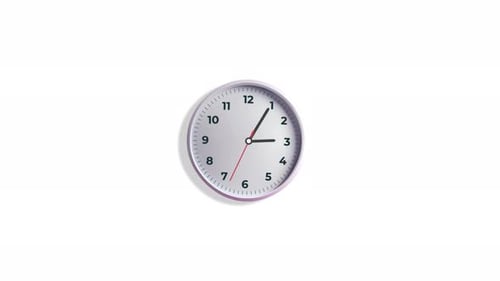 Zeitraffer mit 3D-Uhr