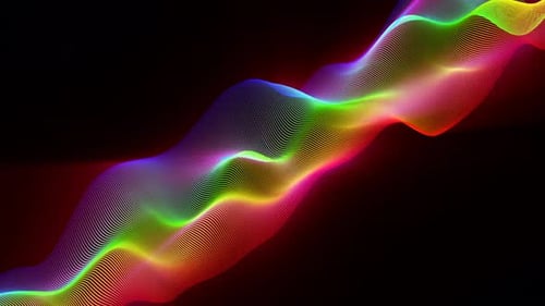 abstract communication data connection particles technology background