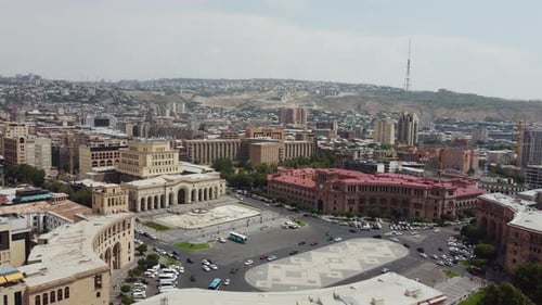 Aerial view of the Yerevan