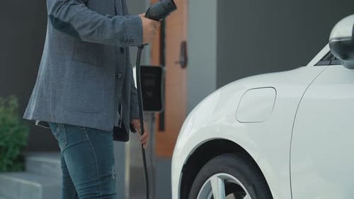 Progressive Idea of Charging Electric Vehicle Via Cable From Charging Station