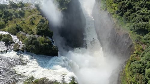 Aerial View of Victoria Falls, Zimbabwe