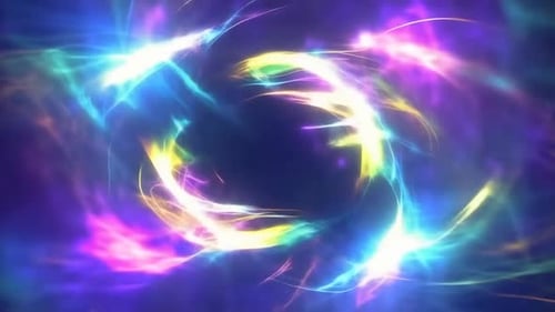 Abstrakter Neonlicht-Energie-Wirbelhintergrund mit leuchtendem