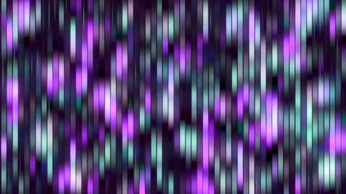 Abstract Neon Glowing Vertical Bars Digital Background Loop