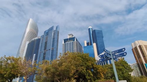 Abu Dhabi Skyline Timelapse