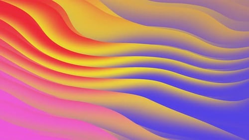 Vibrant Abstract Fluid Waves Background Animation