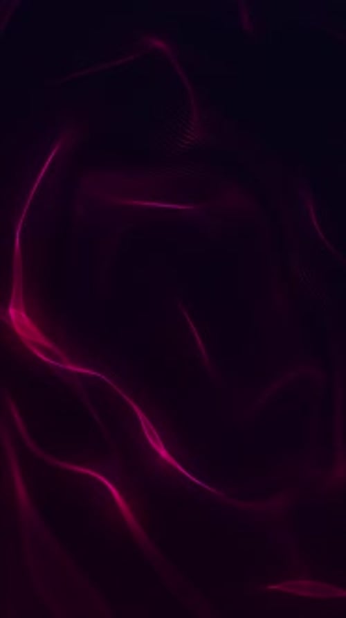 Abstract Fluid Magenta Glowing Waves Vertical Background