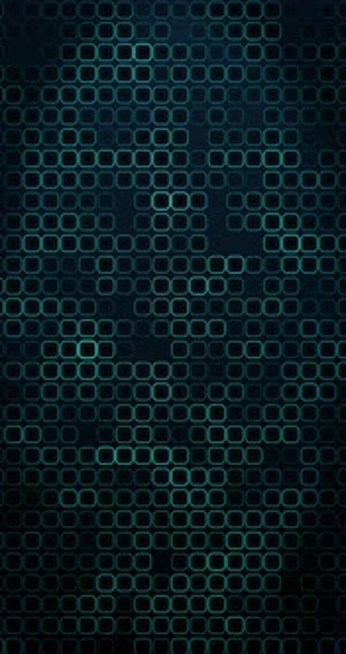 Animated Blue Digital Grid Technology Background