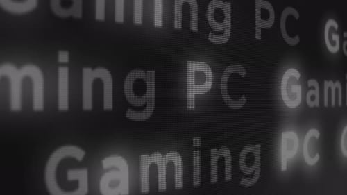 Gaming Pc Grid Screen Motion Background