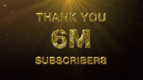 6M Subscribers Celebration Greeting