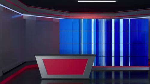 3D Virtual TV Studio News