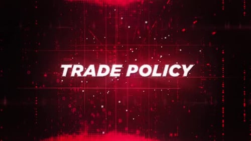 Futuristic Red Digital Grid Text Title Reveal