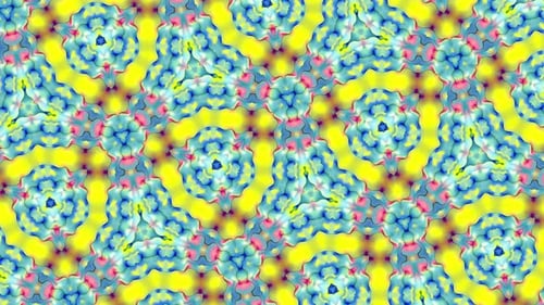 Abstract Mandala Background Loop Animation