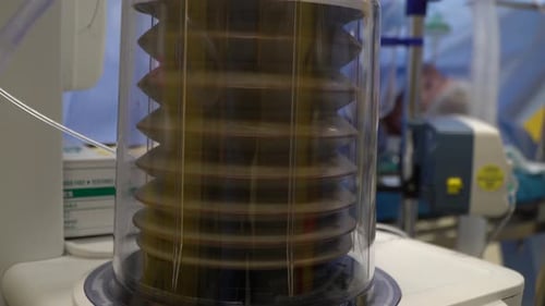 Ventilador respiratorio y máquina de anestesia