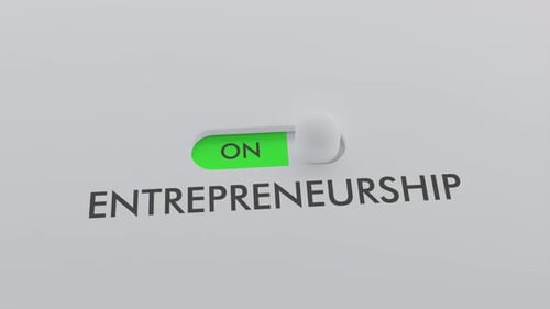 Switching on the ENTREPRENEURSHIP switch