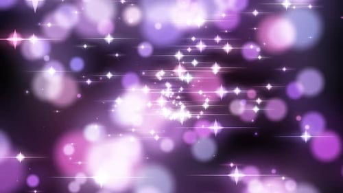 4k Abstract bokeh background loop with light particles on a dark background. animation footage