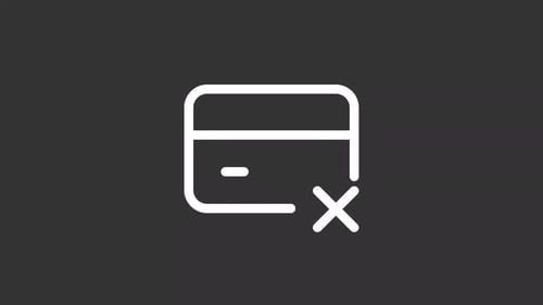 Animated Error White Line Ui Icon