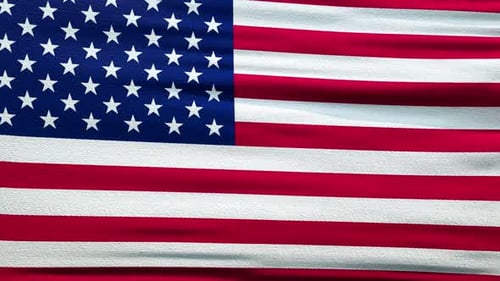 Seamless Looping American Flag Waving Background