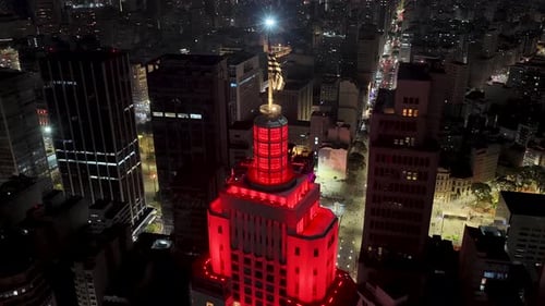 Famoso horizonte de São Paulo no centro de São Paulo, Brasil.