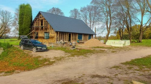 Time-Lapse of Cabin Reconstruction