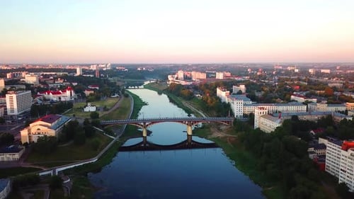 Summer Sunrise In The City Of Vitebsk 024