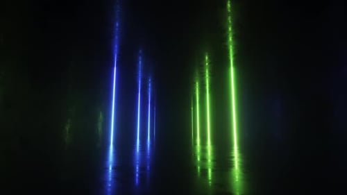 Futuristic Neon Glowing Tunnel Futuristic Backdrop Loop