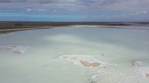 Aerial View of Salt Marsh in Guerrero Negro