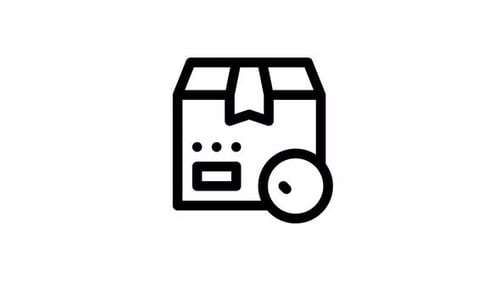 Animated Delivery Package Confirmation Icon