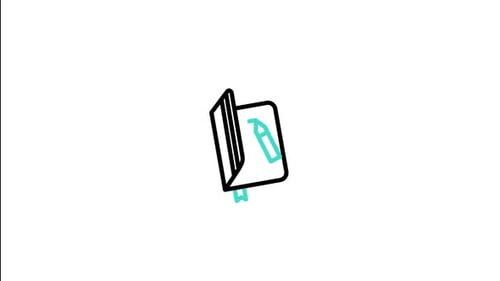 Animiertes Journalsymbol