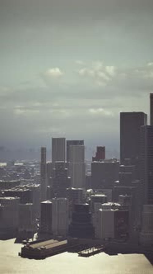 Urban Landscape With Tall Buildings