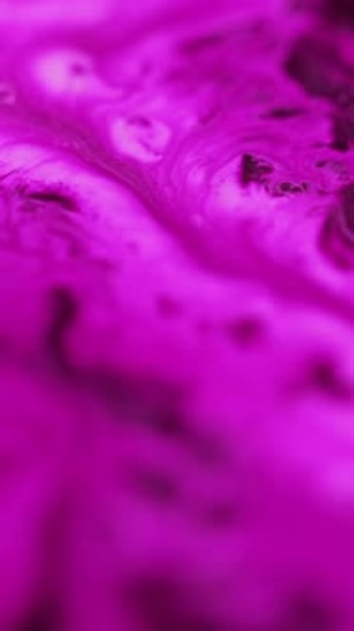 Abstract Swirling Vibrant Pink and Black Colors