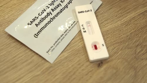 Review of a negative covid 19 blood test. Sars-cov-2 negative on top of the SARS-cov-2 Antibody assa