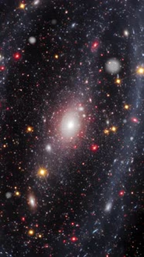 Stunning Realistic Galaxy Zoom Animation Through Space