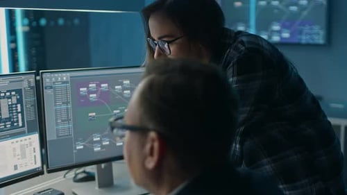 Teamwork at Computer Workstation Analyzing Complex Data