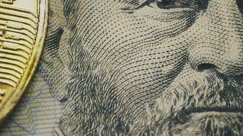 Fifty Dollar Bill Close Up