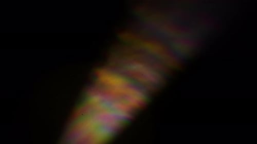 Colorful Lens Flare Creates Prismatic Glow