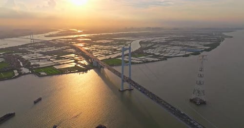 Aerial photo of the bridge 00084