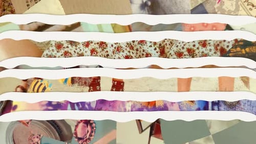 Paper Collage Animation Lines