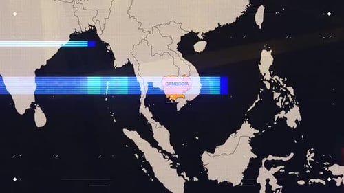 Cambodia Hud News Map