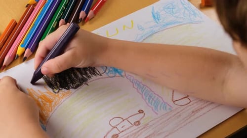 Kid Painting Picture